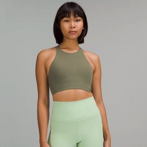 Lululemon like a cloud high neck longline bra